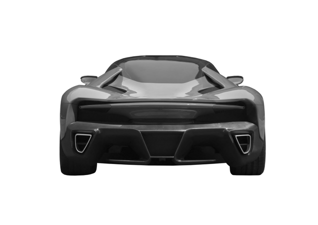 Illustration for article titled Patent Filing Shows Off Weird Mutant Ferrari LaFerrari